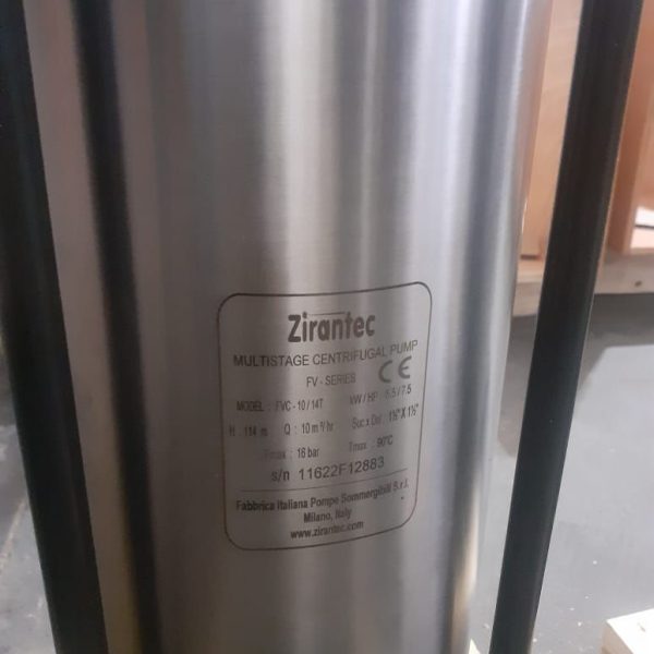 bơm trục đứng đa tầng cánh zirantec