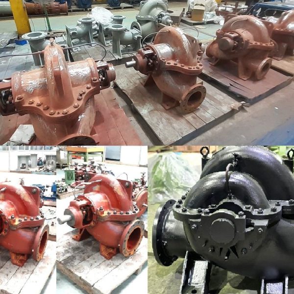 bơm 2 cửa hút đầu rời